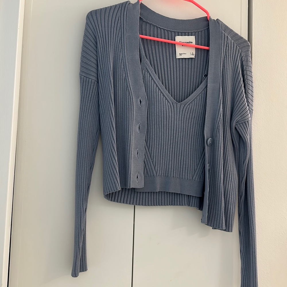 Abercrombie & Fitch Knit Cardigan & Tank